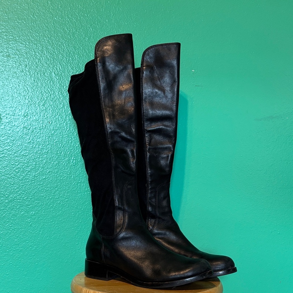 Elegant Black Knee High Women's Boots